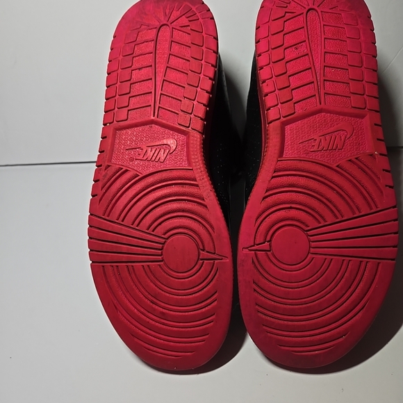 Nike Air Jordan 1 Flight 5 Black/Red Or Pink Sz 6Y Gently Worn - Picture 10 of 12